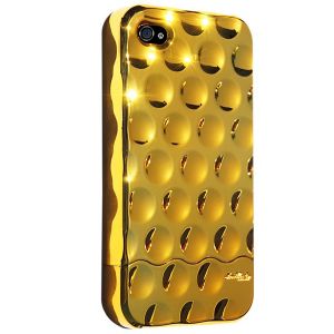 Чехол Hard Candy Cases Bubble Slider Chrome/Gold for iPhone 4 (BS4G-CHR-GLD)